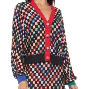 Farm Rio Colorful cardigan New With Tag